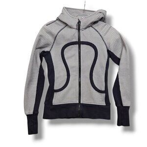 Lululemon Scuba Hoodie II Womens 6 Washi Weave Hooded Jacket